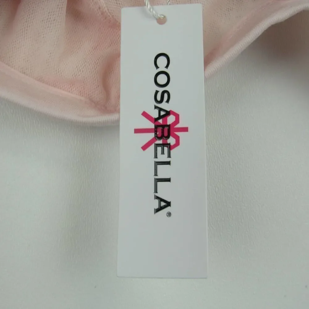 Cosabella Dolce Women’s Bralette Bra in Ice Pink Sz L - Picture 5 of 6
